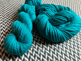 TEAL OWL -- Flushing Meadows bulky weight yarn -- ready to ship