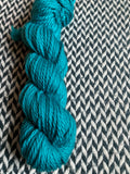 TEAL OWL -- Flushing Meadows bulky weight yarn -- ready to ship