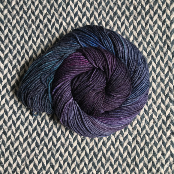 BLACK OPAL -- dyed to order yarn -- choose your yarn base