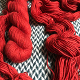 BRICK -- dyed to order -- choose your yarn base