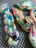 THE COLOR PARROT -- Brooklyn Bridge merino worsted weight yarn-- ready to ship