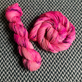 I'M A BARBIE GIRL -- Kew Gardens DK merino/nylon yarn -- ready to ship