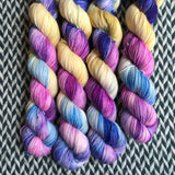 DEW JEWELS -- Half-Skein -- Times Square sock yarn -- ready to ship