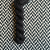 BLACKBIRD -- Half-Skein -- Broadway sparkle sock yarn -- ready to ship