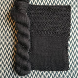 BLACKBIRD -- Half-Skein -- Broadway sparkle sock yarn -- ready to ship