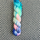 HIPPOCAMPUS -- Broadway sparkle sock yarn -- ready to ship