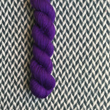 GRAPE JUICE -- Half-Skein -- Times Square sock yarn --ready to ship