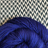 MIDNIGHT MOMENT -- Broadway sparkle sock yarn -- ready to ship