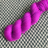 HIGHLIGHTER PURPLE -- dyed to order yarn