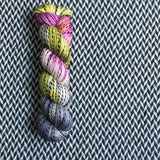 HOW DOES YOUR GARDEN GROW? -- Wave Hill zebra fingering yarn -- ready to ship