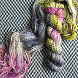 HOW DOES YOUR GARDEN GROW? -- Wave Hill zebra fingering yarn -- ready to ship