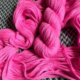 HIGHLIGHTER PINK -- Flushing Meadows bulky yarn -- ready to ship