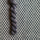 Bejeweled Slate -- mini-skein -- Harlem sock yarn -- ready to ship