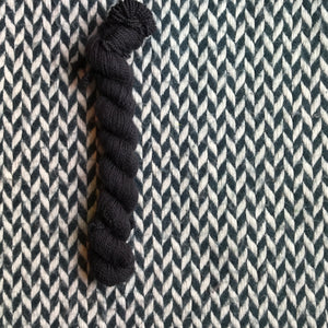 Blackbird -- mini-skein -- Harlem sock yarn -- ready to ship