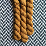 Caramel -- mini-skein -- Times Square sock yarn -- ready to ship