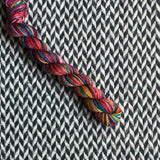 Dusk Rainbow -- mini-skein -- Broadway sparkle sock yarn-- ready to ship
