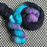 FLUX SHIFT -- Broadway sparkle sock yarn -- ready to ship