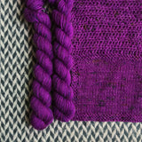 Electropop -- mini-skein -- Harlem sock yarn -- ready to ship