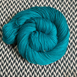 TEAL OWL -- dyed to order yarn