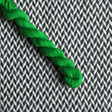 Green Broadbill -- mini-skein -- Times Square sock yarn -- ready to ship