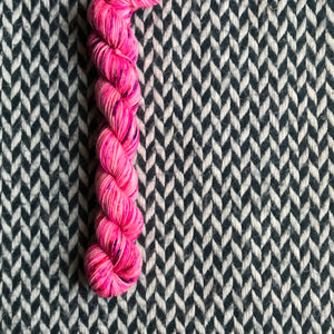 I'm a Barbie Girl -- mini-skein -- Times Square sock yarn -- ready to ship
