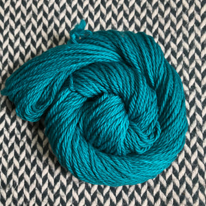 TEAL OWL -- Flushing Meadows bulky weight yarn -- ready to ship