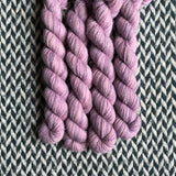 Lilac Bay -- mini-skein -- Broadway sparkle sock yarn-- ready to ship