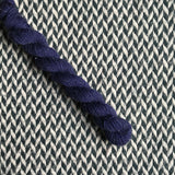 Navy Storm -- mini-skein -- Broadway sparkle sock yarn-- ready to ship