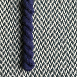 Navy Storm -- mini-skein -- Broadway sparkle sock yarn-- ready to ship