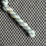 Ocean of Your Butterflies -- mini-skein -- Harlem sock yarn -- ready to ship