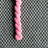 Pink Swirl -- mini-skein -- Times Square sock yarn -- ready to ship