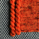 Punkin Chunkin -- mini-skein -- Harlem sock yarn -- ready to ship