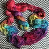 DUSK RAINBOW -- Times Square sock yarn -- ready to ship