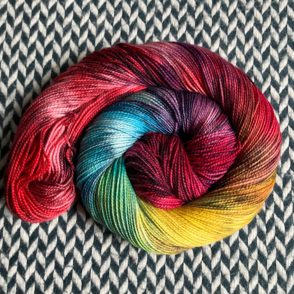 DUSK RAINBOW -- Harlem sock yarn -- ready to ship