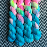 FISHBOWL PALACE -- Half-Skein -- Times Square sock yarn -- ready to ship