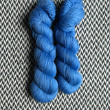 BLUE OF MY OBLIVION -- Broadway sparkle sock yarn -- ready to ship
