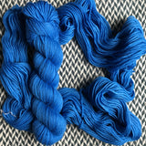 BLUE OF MY OBLIVION -- Greenwich Village DK weight yarn -- ready to ship