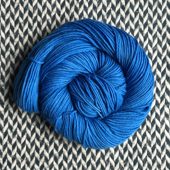 BLUE OF MY OBLIVION -- Greenwich Village DK weight yarn -- ready to ship