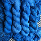 BLUE OF MY OBLIVION -- dyed to order yarn