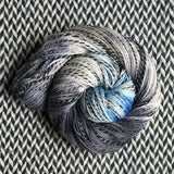 SHADOWBOXER BABY -- Wave Hill zebra fingering yarn -- ready to ship