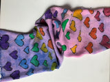 LOVE IS LOVE -- hand-painted sock blank -- dyed to order yarn