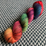 DUSK RAINBOW -- dyed to order yarn -- choose your yarn base