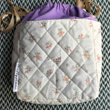 FLORAL SPRIGS -- project bag -- ready to ship