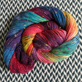 DUSK RAINBOW -- dyed to order yarn -- choose your yarn base