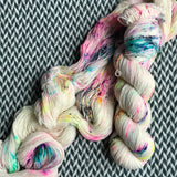 HOP SCOTCH -- Broadway sparkle sock yarn -- ready to ship