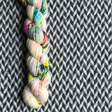 HOP SCOTCH -- Half-Skein -- Broadway sparkle sock yarn -- ready to ship
