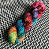 DUSK RAINBOW -- Broadway sparkle sock yarn -- ready to ship