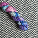 FONDANT -- Wave Hill zebra fingering yarn -- ready to ship