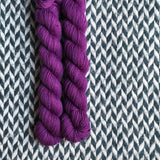 Velveteen -- mini-skein -- Times Square sock yarn-- ready to ship