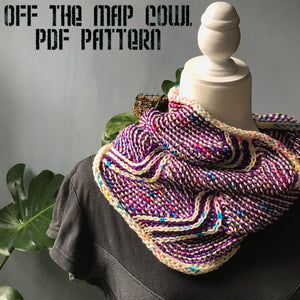 *Off the Map Cowl Pattern -- digital download